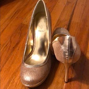 Gold Shimmer Shoes